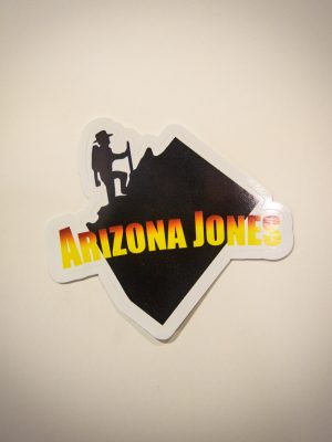 Arizona Jones Logo Stickers (x5)