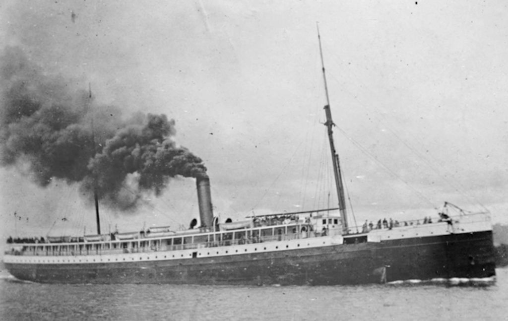 The Steamship Columbia Vintage Photo